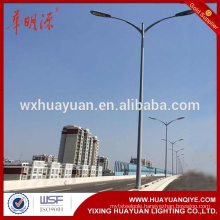 5m, 6m, 8m, 9m, 10m, 11m, 12m height double arm led street light poles